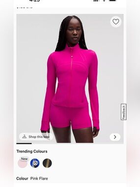 Lululemon define cropped jacket